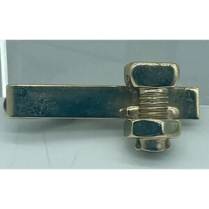 Burndy N4-10STR KS90 Split‎ Bolt Connector Gold Tone Tie Tack